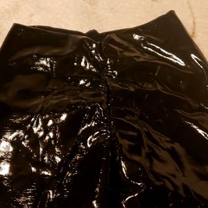 Commando faux patent leather leggings size M